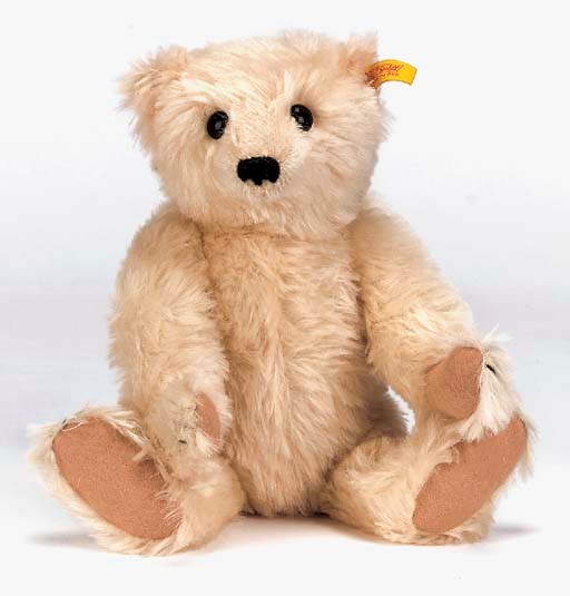 A rare Steiff prototype Mr. Cinnamon White Teddy Bear
