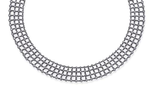 A DIAMOND CHOKER NECKLACE