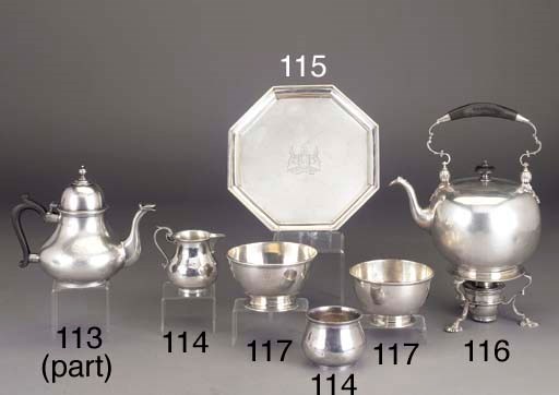 TWO SIMILAR GEORGE V SILVER SUGAR BOWLS