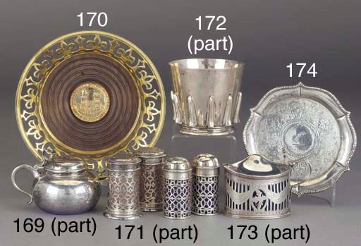 A VICTORIAN SILVER TEAPOT STAND