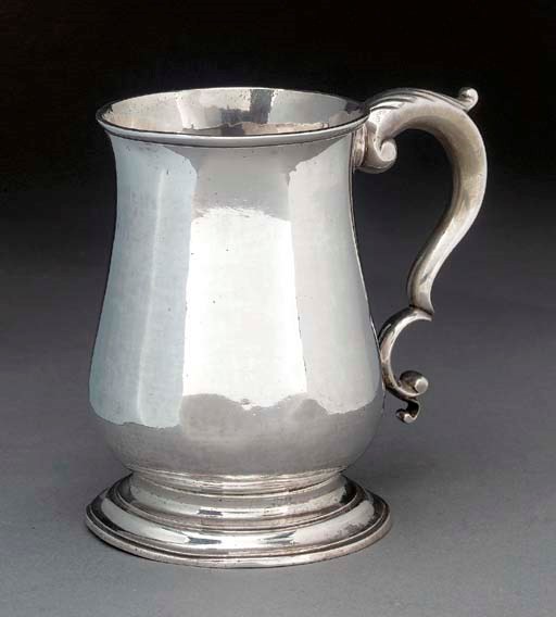 A GEORGE III SILVER MUG