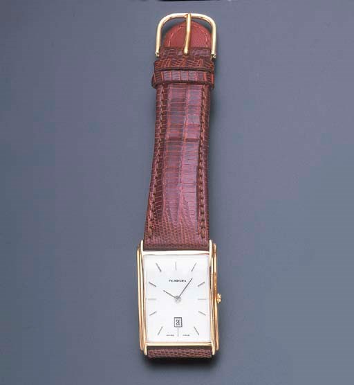 A GOLD WRISTWATCH, BY VERDURA