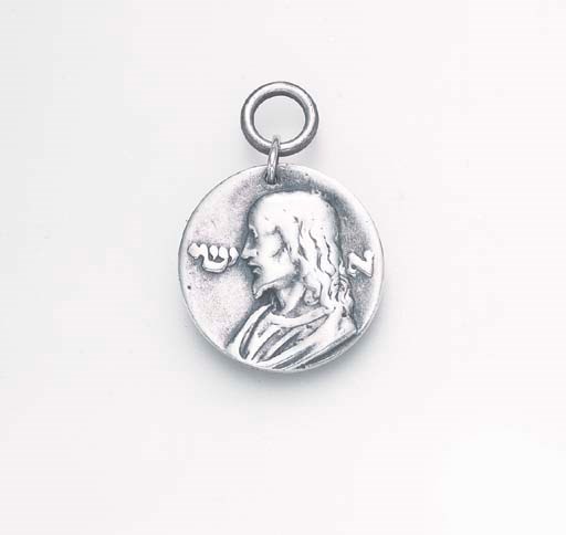 A RARE ANTIQUE SILVER "LA MEDAILLE DU CAMPO DEL FIORI" MEDALLION, BY FALIZE