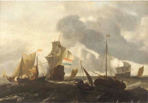 Circle of Ludolf Backhuizen (Emden 1630-1708 Amsterdam)