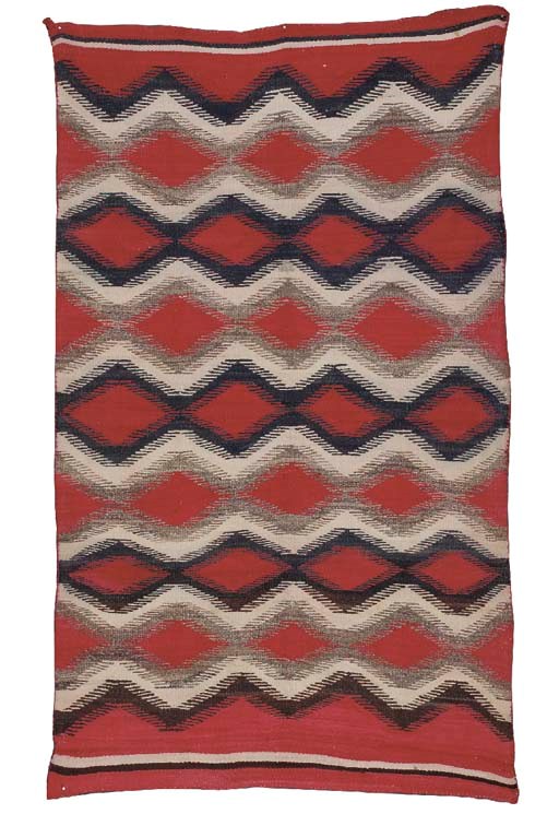TWO NAVAJO REGIONAL RUGS