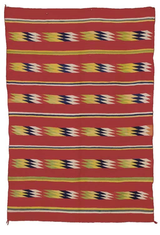 A NAVAJO GERMANTOWN BLANKET