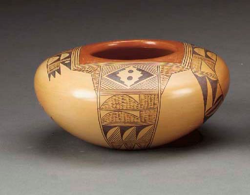 A HOPI POLYCHROME JAR