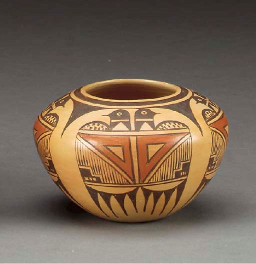 A HOPI POLYCHROME JAR