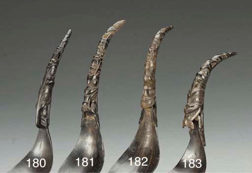 A HAIDA MOUNTAIN GOAT HORN SPOON