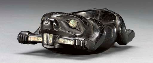 A HAIDA ARGILLITE BOWL