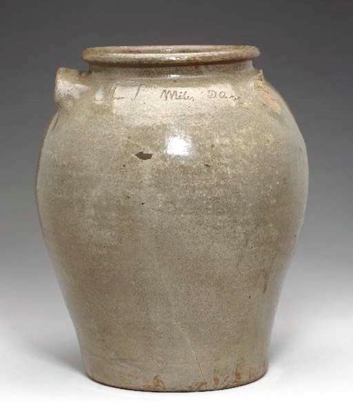 A SALT-GLAZED STONEWARE JUG