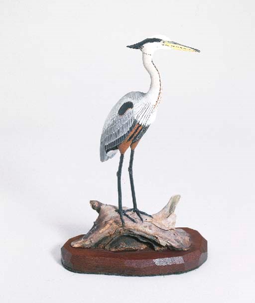 A GREAT BLUE HERON