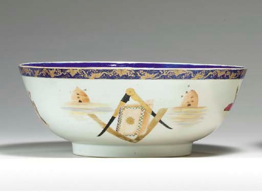 A MASONIC BOWL