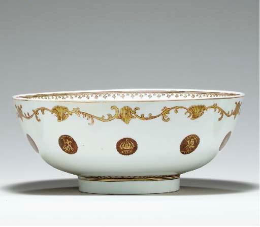 A SWEDISH MARKET 'COIN' BOWL