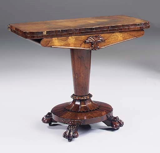 An early Victorian games table