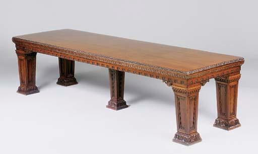 A LATE VICTORIAN MAHOGANY CENTRE TABLE