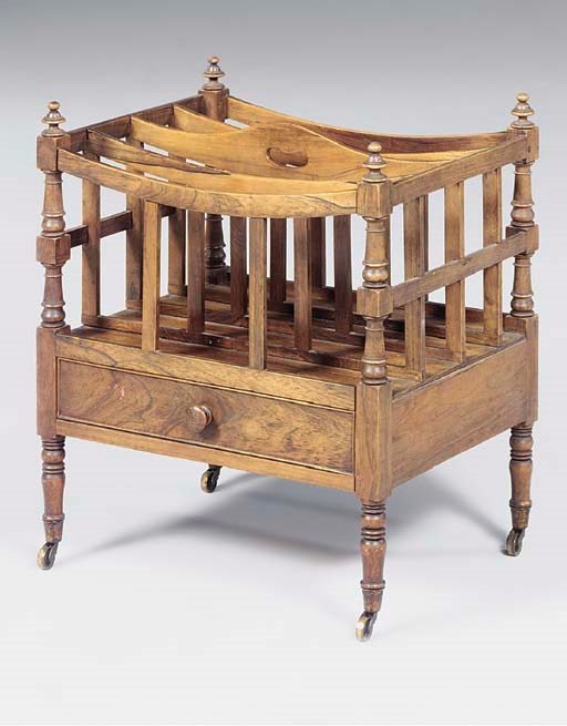 A REGENCY ROSEWOOD CANTERBURY