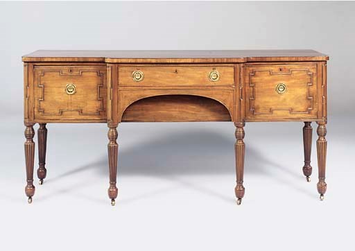 A REGENCY MAHOGANY SIDEBOARD