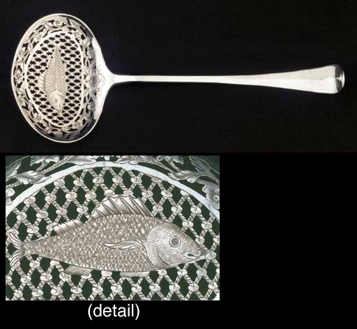 A Dutch silver fish-slice