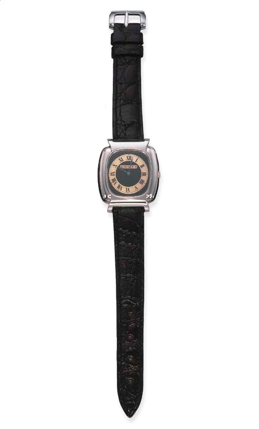 AN 18K WHITE GOLD WRISTWATCH, BY GRAFF