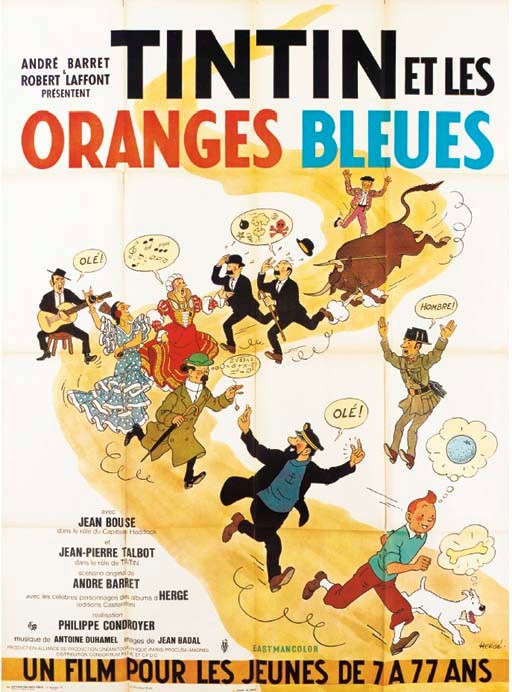 TinTin Et Les Oranges Bleues