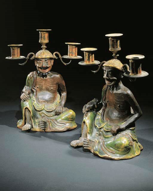 PAIRE DE CANDELABRES DU XIXème SIECLE