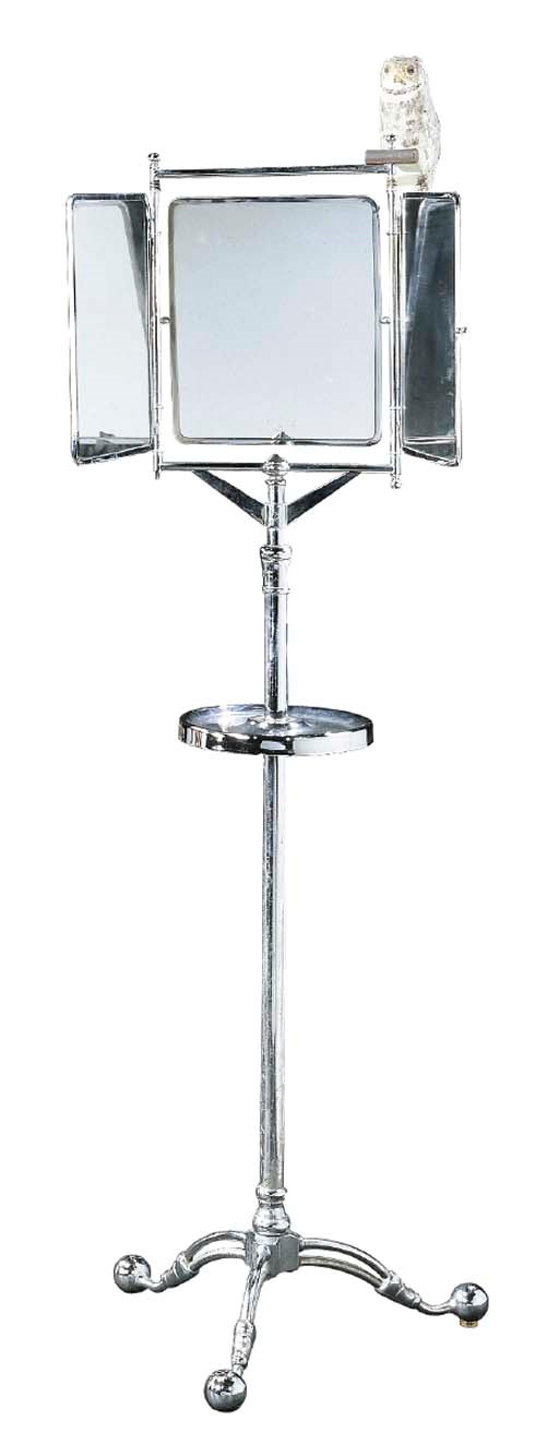 BARBIERE EN METAL CHROME