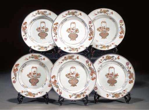 TEN CHINESE EXPORT PLATES
QIANLONG
