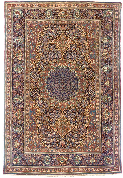A fine Kashan rug