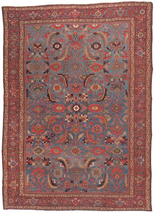 An antique Sultanabad carpet