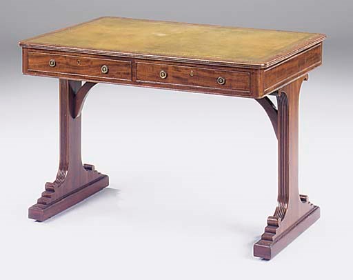 A George IV mahogany library table