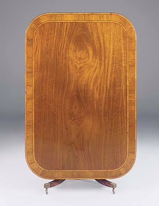 A mahogany breakfast table, 20th century