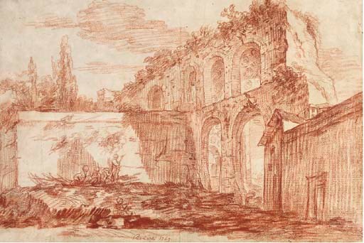 Entourage d'Hubert Robert (1733-1808)