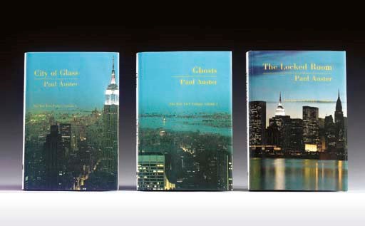 AUSTER, Paul (b. 1947). A complete set of the signed, limited edition of 26 copies of Auster's New York Trilogy, Los Angeles: Sun & Moon Press: