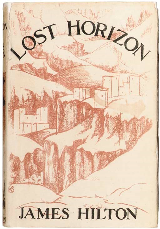 [FANTASY]. HILTON, James. Lost Horizon. London: Macmillan, 1933. 8o. Original cloth; pictorial dust jacket (some chipping to edges of panels, lined on verso with heavier paper); imaginative quarter morocco slipcase. FIRST EDITION. Cawthorn and Moorcock Fantasy: The 100 Best Books 45. -- Good-bye Mr. Chips. London: Hodder and Stoughton, 1934. 8o. Original cloth; pictorial dust jacket. FIRST EDITION, SIGNED. -- To You Mr. Chips. London, 1938. 8o. Original cloth; pictorial dust jacket (worn). FIRST EDITION. 	 (3)