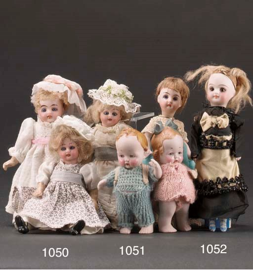 An all-bisque dolls' house doll
