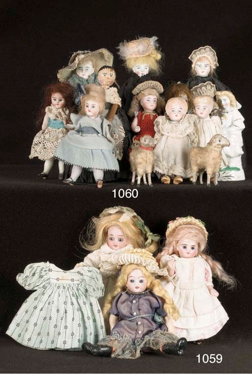 An all-bisque dolls' house doll