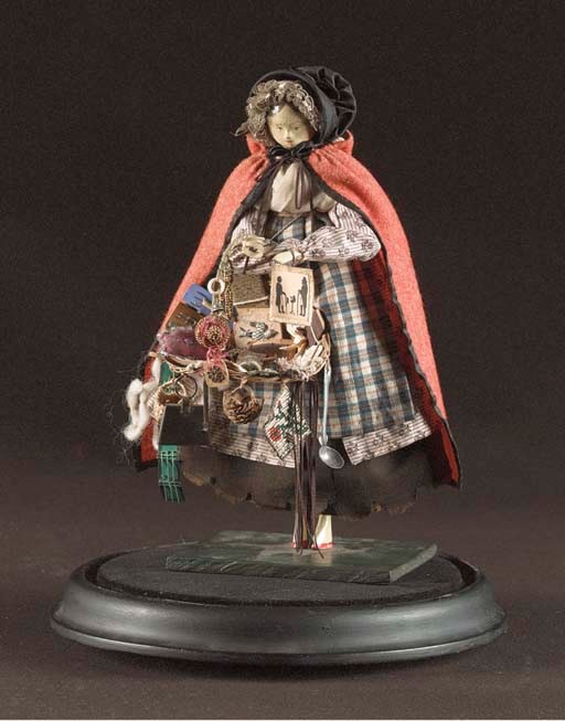 A Grodenthal doll dressd as a pedlar