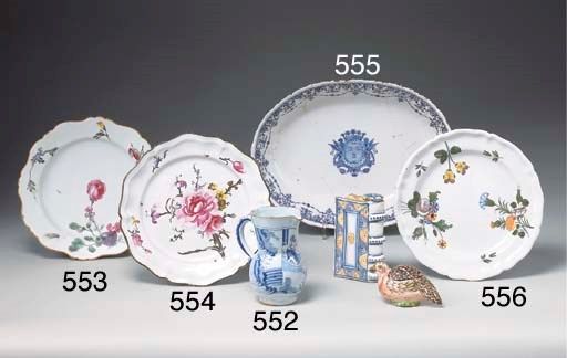 ASSIETTE EN FAIENCE DE MONTPELLIER DU XVIIIème SIECLE