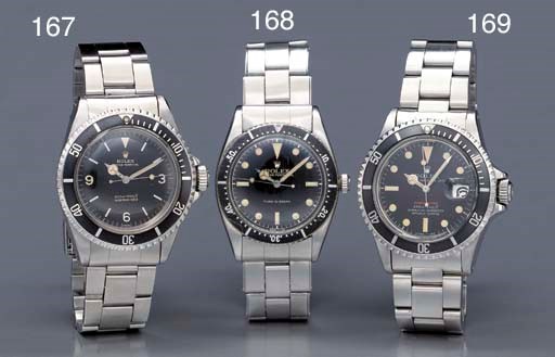 Rolex. A stainless steel self-winding water-resistant wristwatch with sweep center seconds, date and bracelet