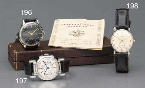 Breitling. A stainless steel chronograph wristwatch with unusual moveable lugs