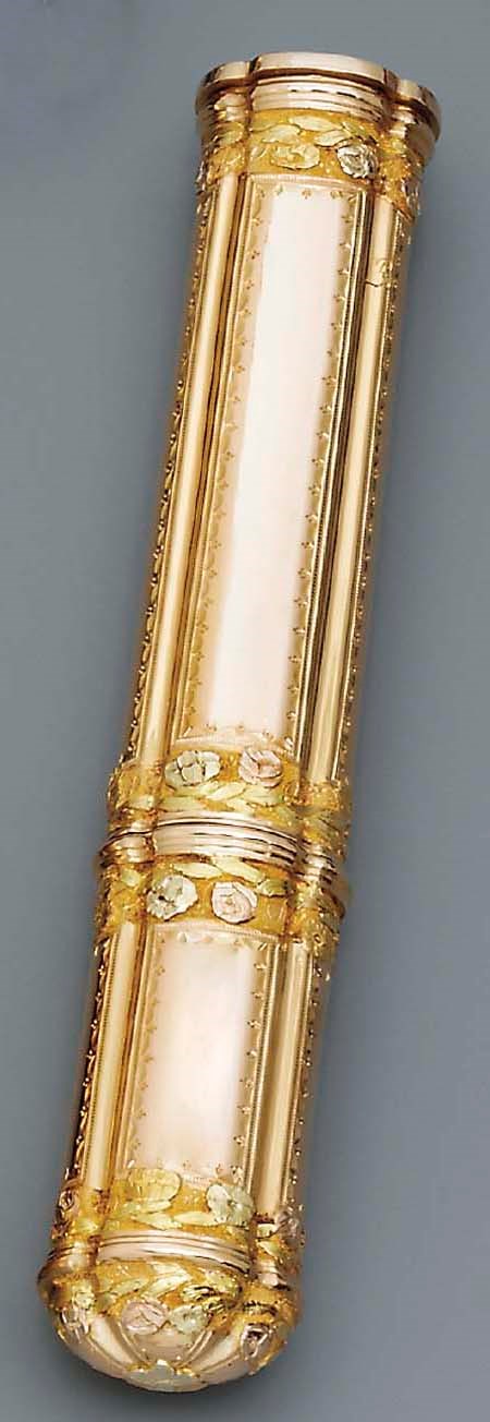 A LOUIS XV FOUR-COLOUR GOLD SEALING-WAX CASE