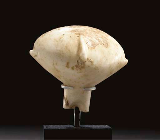 AN ANATOLIAN MARBLE HEAD