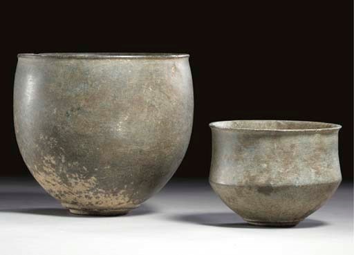 TWO BACTRIAN SCHIST BOWLS