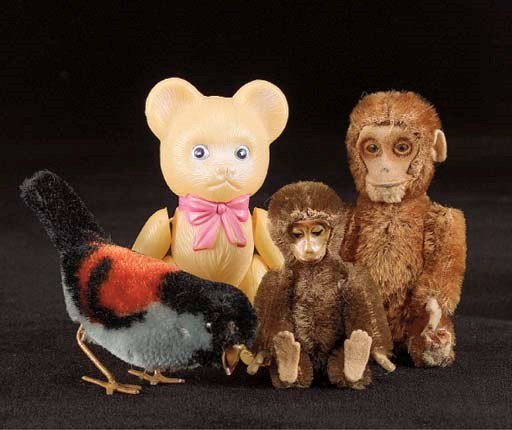 A Schuco monkey scent bottle
