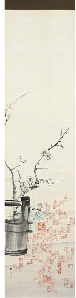 A kakemono
19th century