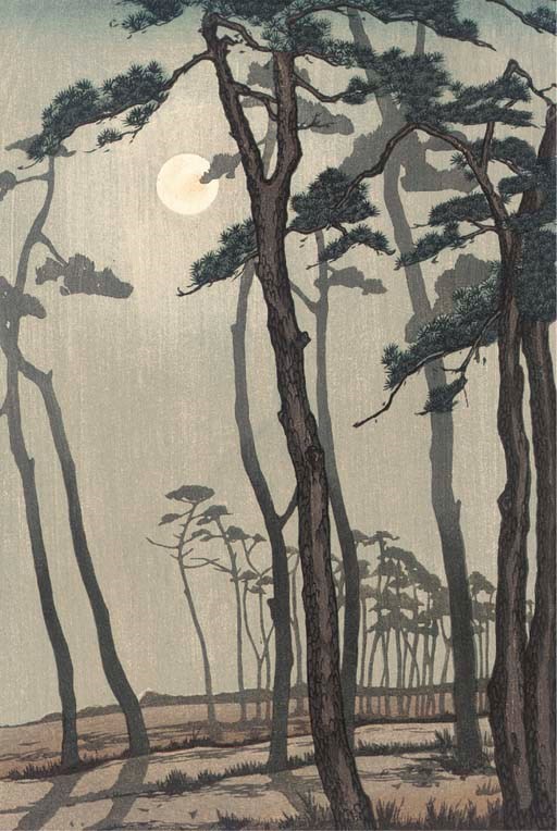 Yoshijiro Urushibara (1888-1953)
A woodblock print