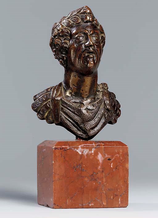 A BRONZE DOOR HANDLE
