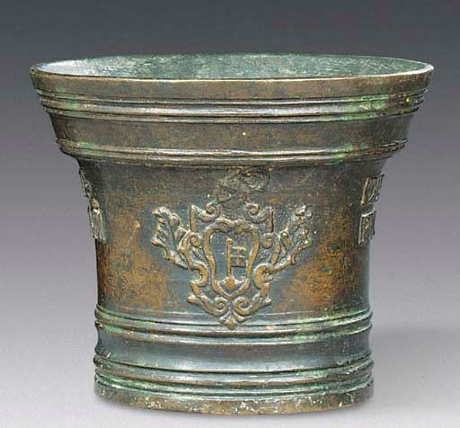 A BRONZE MORTAR