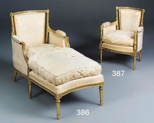 A LOUIS XVI STYLE BERGERE